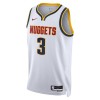 Dres Denver Nuggets Bones Hyland 3 Nike 2022-23 Association Edition Bijela Swingman